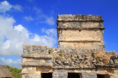 eski tulum Maya harabelerini Meksika quintana roo