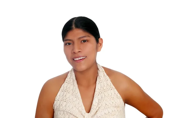 Retrato de mujer maya hispana latina —  Fotos de Stock