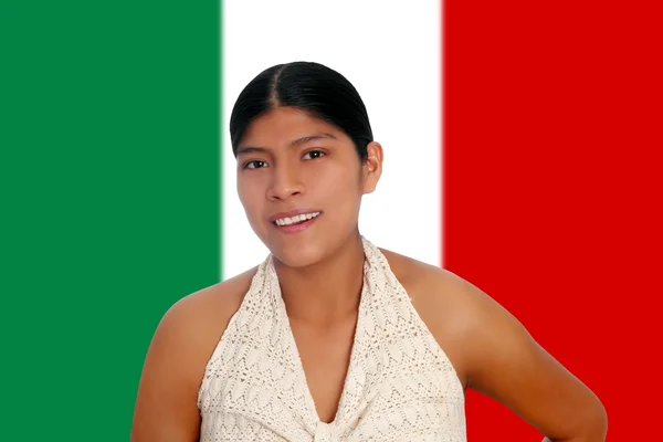 ラテン系のマヤの女性の肖像画 — ストック写真