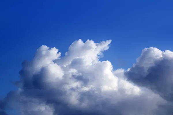 戏剧性云成色与有机积云 — 图库照片