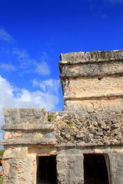 Eski tulum Maya harabelerini Meksika quintana roo — Stok fotoğraf