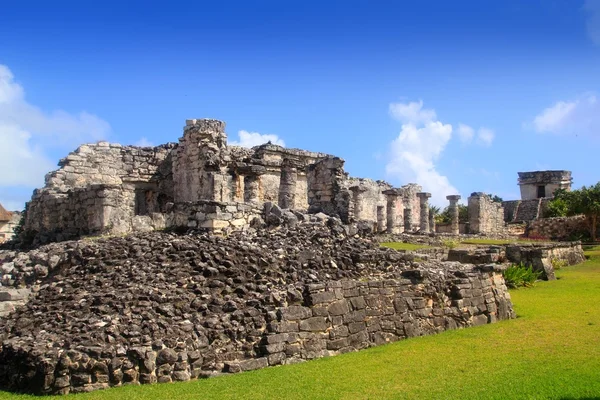 Antiche rovine maya Tulum Messico Quintana Roo — Foto Stock