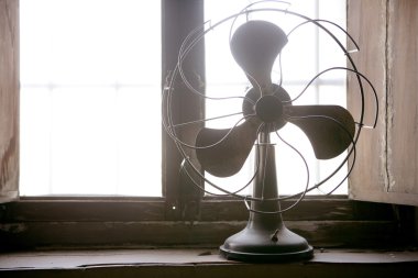 Antique vintage air fan clipart