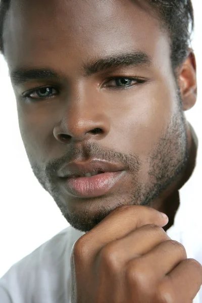 African american cute black young man portrait — Stock Photo, Image