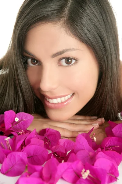 Prachtige Indische en boungainvillea bloemen — Stockfoto