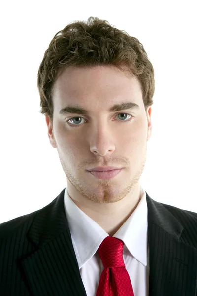 ビジネスマン若いハンサムな肖像画ネクタイ スーツ — ストック写真