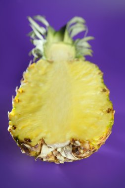 ananas seçici odak ile