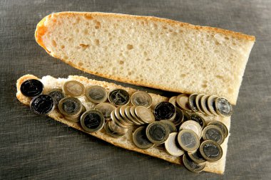 euro brood broodje menu, concept