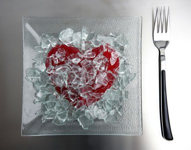 Menu for today: broken heart clipart