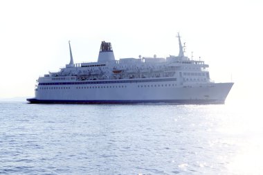 cruise gemi deniz deniz yansıma arka ışık