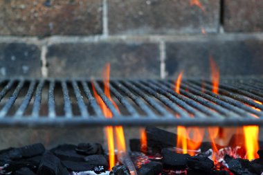 b işaret Barbekü yangın Barbekü kömür demir ızgara ateş