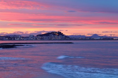 Deniz denia Akdeniz sunset