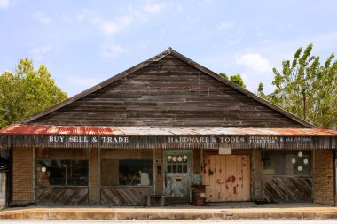 yaşlı vintage grunge ahşap texas mağaza
