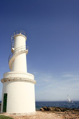 Balear Adaları formentera yılında deniz feneri