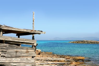 Ibiza yakınındaki Formentera Adası'Akdeniz