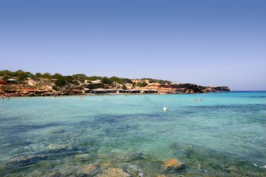 Formentera deniz, Akdeniz manzarası turkuaz Denizi