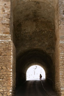 İbiza Adası Akdeniz antik kale