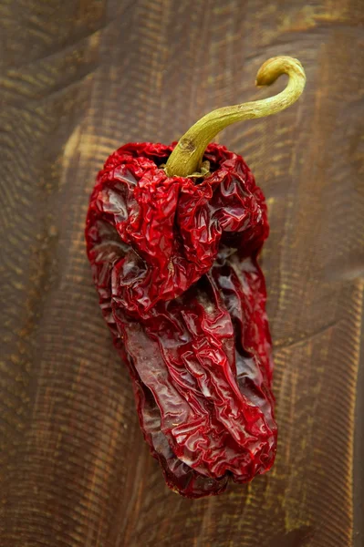 Red dried hot chili peppers — Stock Photo, Image