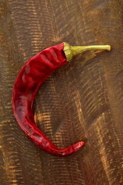 Rote getrocknete Chilischoten — Stockfoto