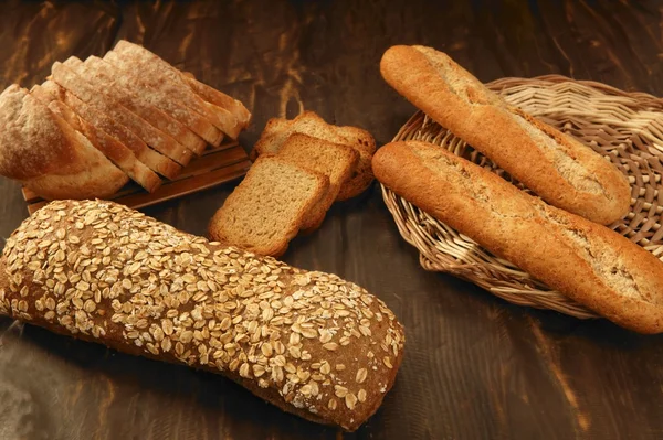 Zróżnicowane chleb martwa — Zdjęcie stockowe