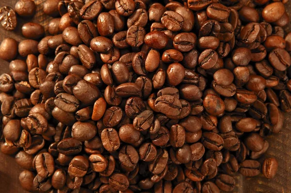 Текстура смажених кавових зерен — стокове фото