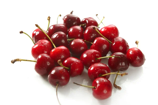Cherry red fruits texture — Stock Photo, Image