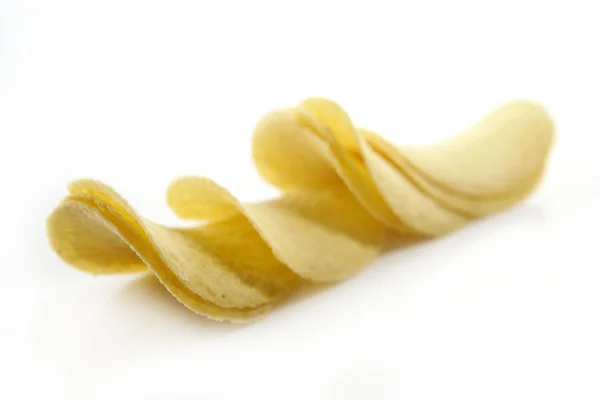 Potato salted chips slices — Stockfoto
