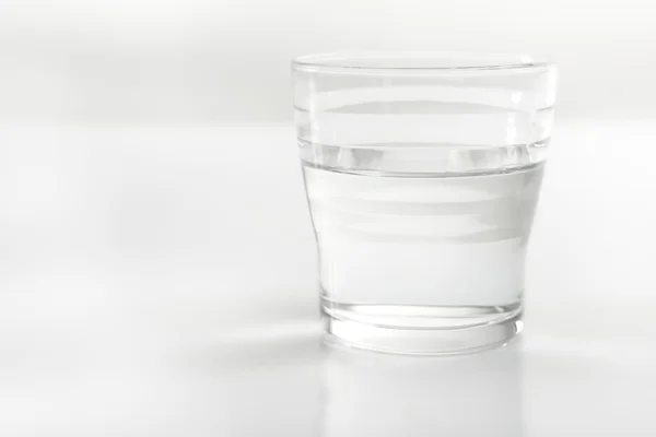 Glass of whater close up — Stock Photo, Image