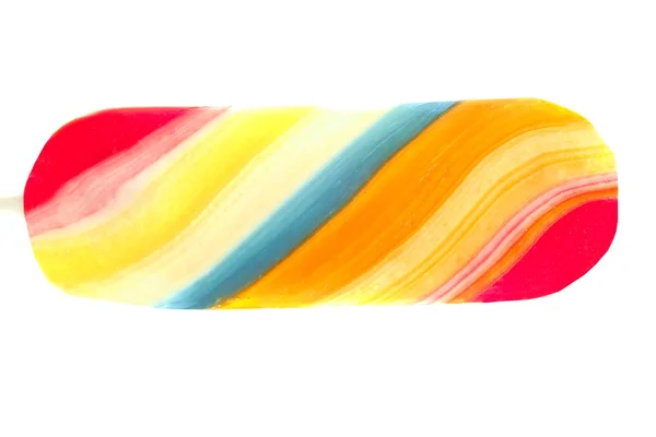 Kolorowe cukierki skręcone słodki lolipop — Zdjęcie stockowe