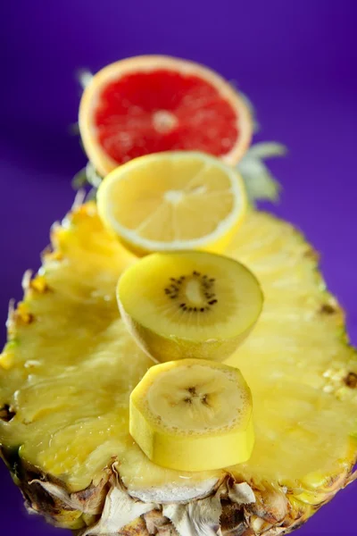 Pineapple with selective focus — Stock Photo, Image