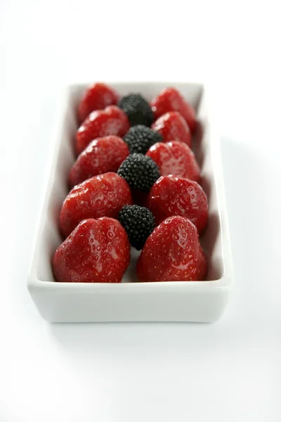 Strawberryes deser — Zdjęcie stockowe