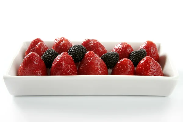 Strawberryes 디저트 — 스톡 사진
