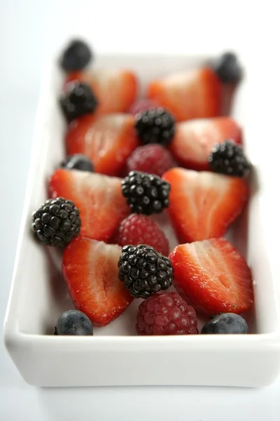 Десерт Strawberryes — стоковое фото