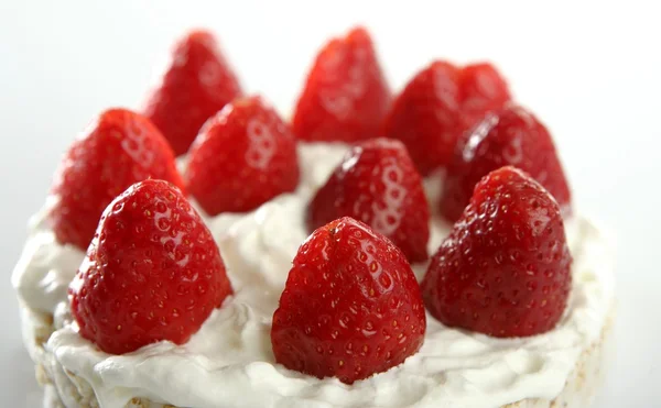 Strawberryes 甜点 — 图库照片