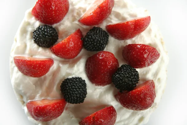Erdbeeren-Dessert — Stockfoto