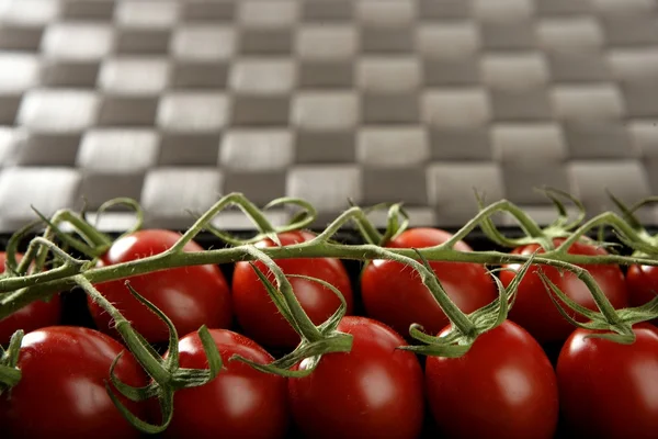 Czerwone pomidory oddział — Zdjęcie stockowe