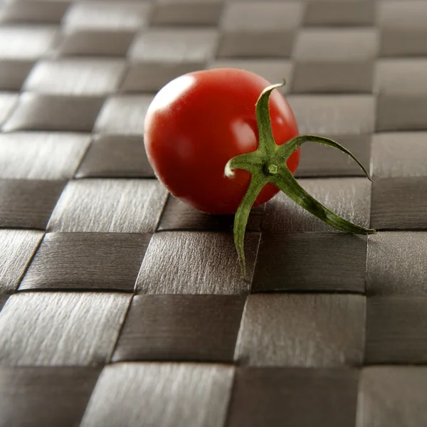 Whole one cherry tomato — Stock Photo, Image