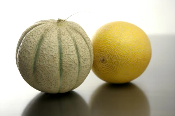 Two Melon fruits — Stock Photo, Image