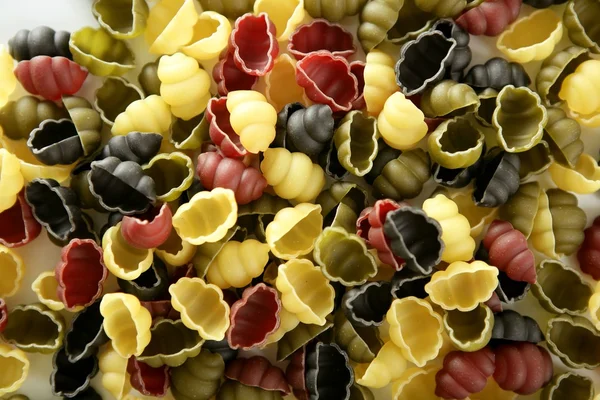 Włoski makaron tekstury, kształt muszli małż — Zdjęcie stockowe