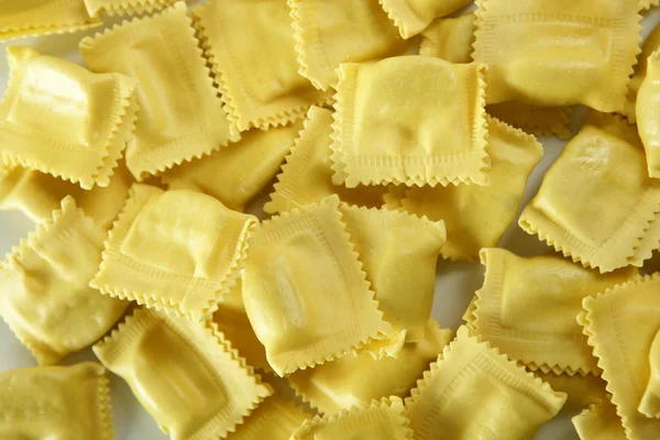 Cheese filled Italian pasta texture — Stock Photo, Image