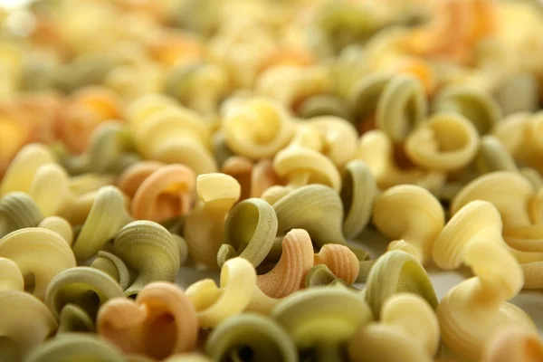Snail shape Italian pasta texture — Stock Photo, Image