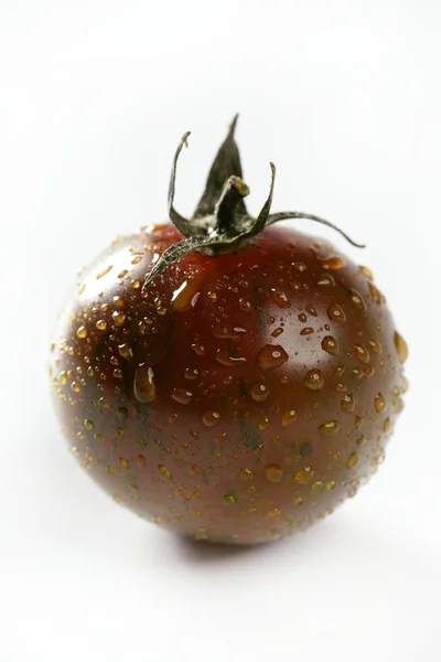 Poco color marrón cereza tomate — Foto de Stock