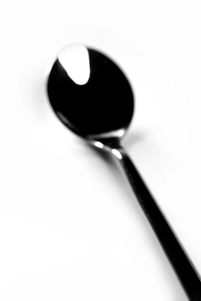 Ένα κουτάλι που απομονώνονται σε λευκό φόντο — Φωτογραφία Αρχείου