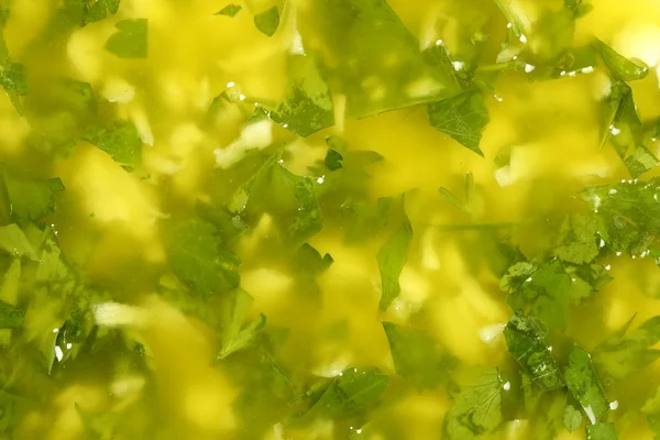 Alho limão e molho de salsa — Fotografia de Stock