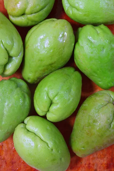 Шаолетовий манго кабачок Міллітон овочевий — стокове фото