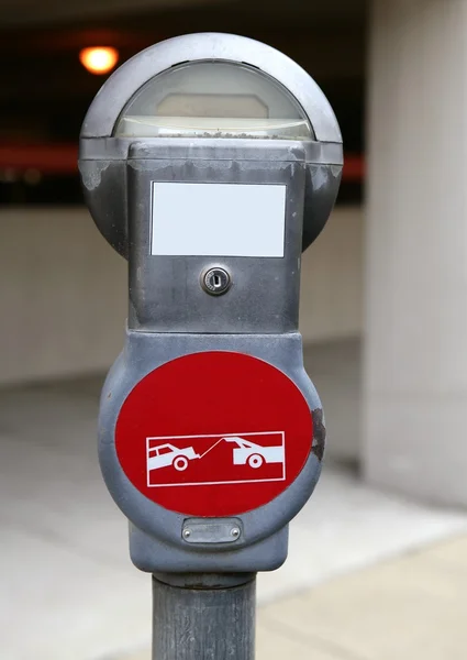 Medidor de estacionamiento americano macro detalle — Foto de Stock