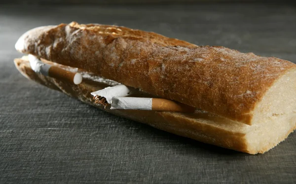 タバコのパンのサンドイッチ メニュー — ストック写真