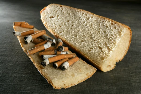 Tobak bröd sandwich-menyn — Stockfoto