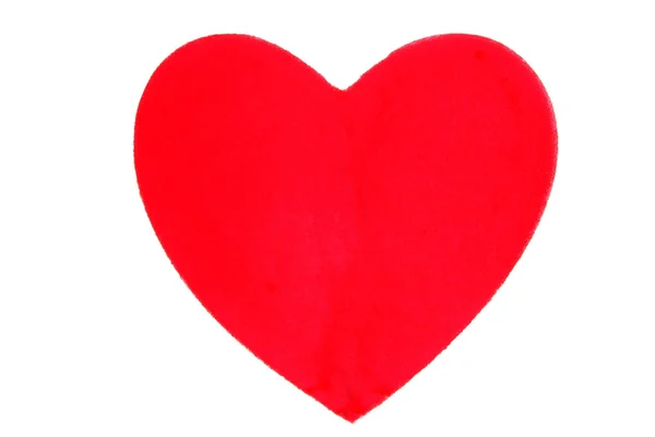 Şeker Sevgililer tatlı kırmızı kalp — Stockfoto