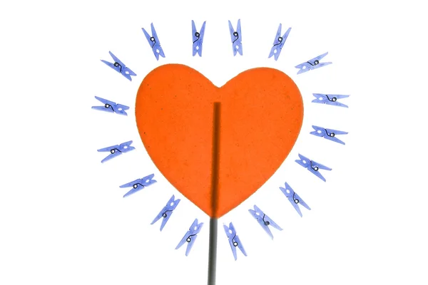 Conceptual ama de casa San Valentín metáfora del corazón —  Fotos de Stock